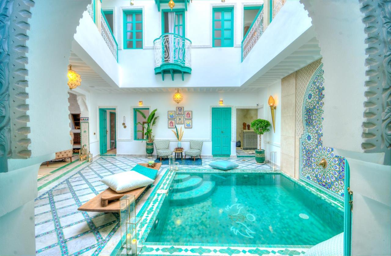 riad paradis blanc Marrakesh Exterior foto