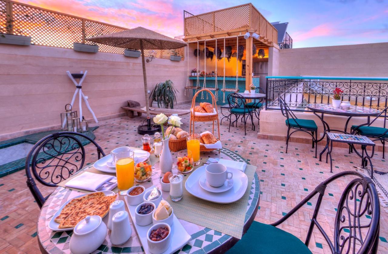 riad paradis blanc Marrakesh Exterior foto