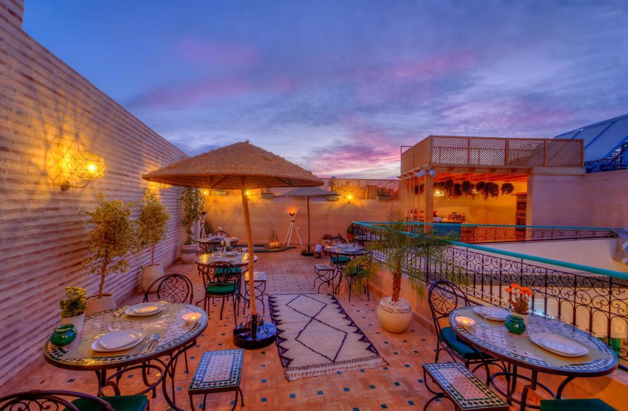 riad paradis blanc Marrakesh Exterior foto