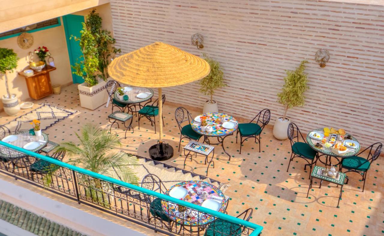 riad paradis blanc Marrakesh Exterior foto
