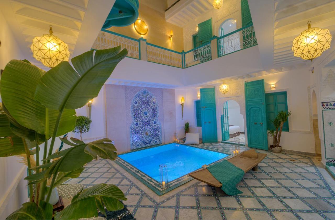riad paradis blanc Marrakesh Exterior foto