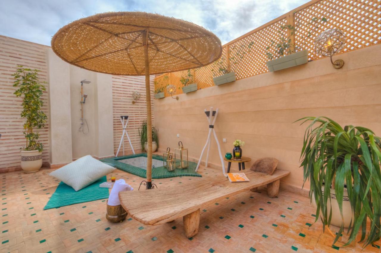 riad paradis blanc Marrakesh Exterior foto