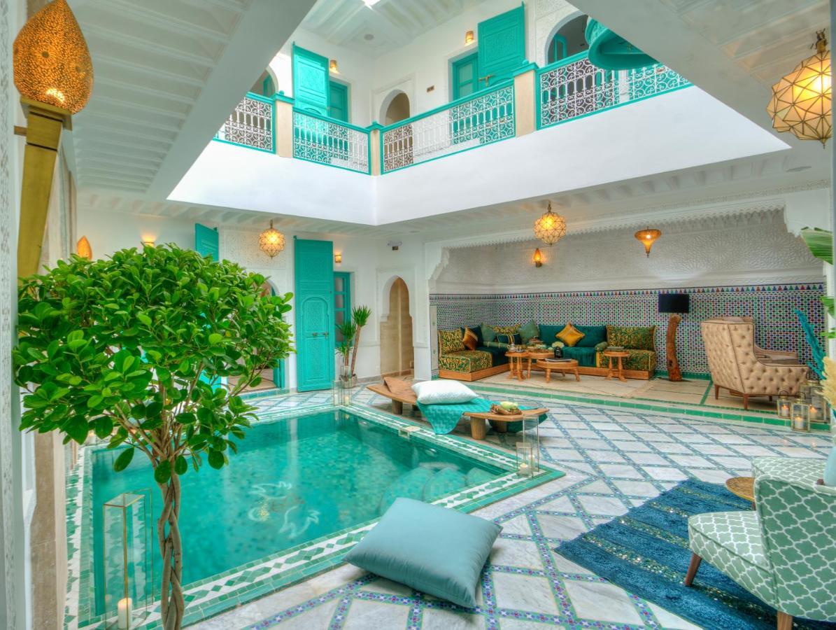 riad paradis blanc Marrakesh Exterior foto