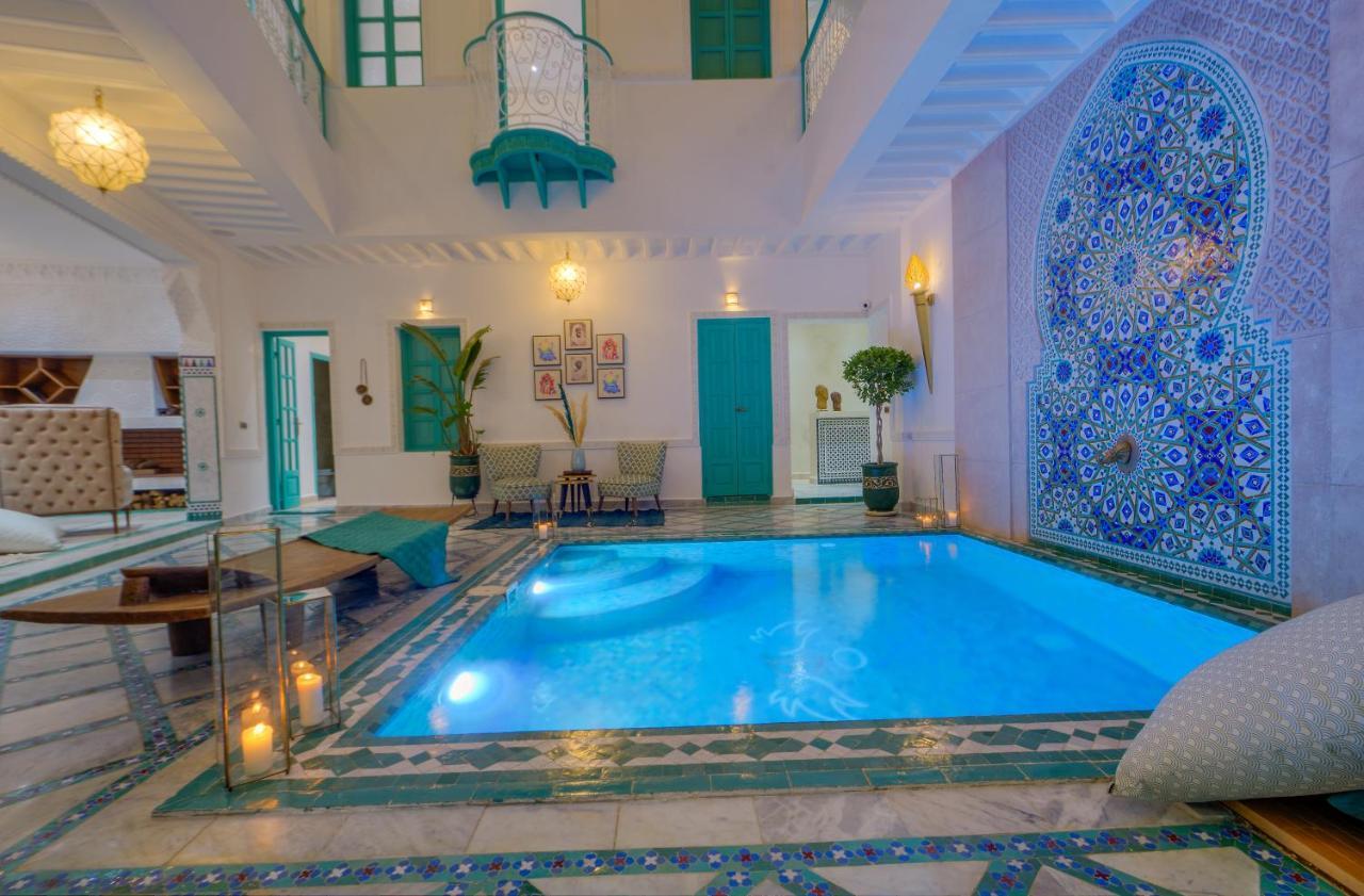 riad paradis blanc Marrakesh Exterior foto