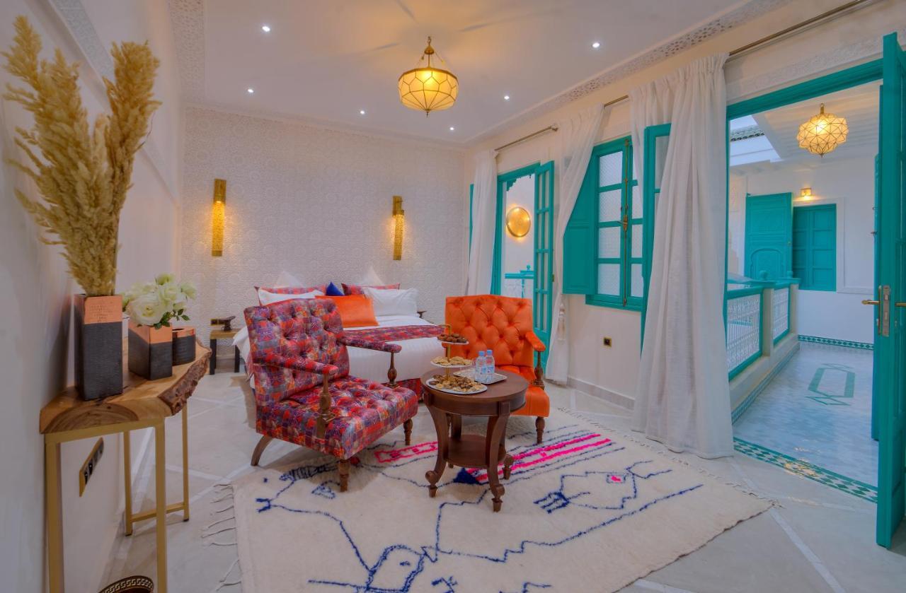 riad paradis blanc Marrakesh Exterior foto