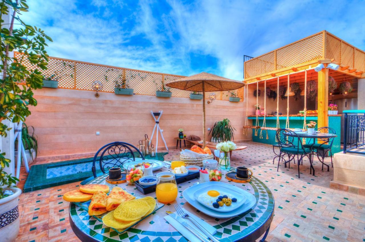 riad paradis blanc Marrakesh Exterior foto