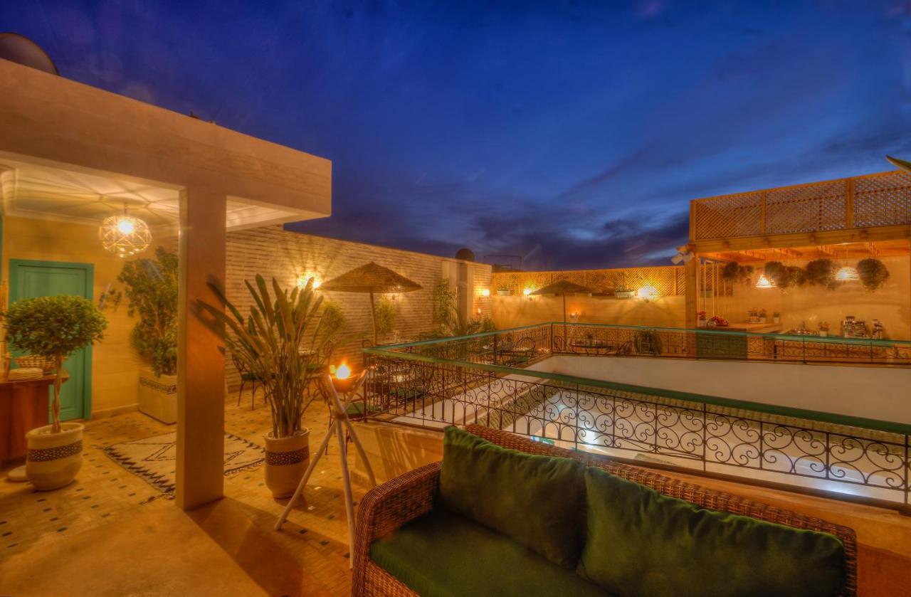 riad paradis blanc Marrakesh Exterior foto