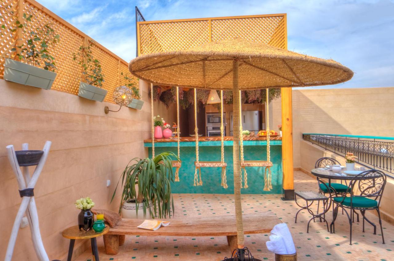 riad paradis blanc Marrakesh Exterior foto