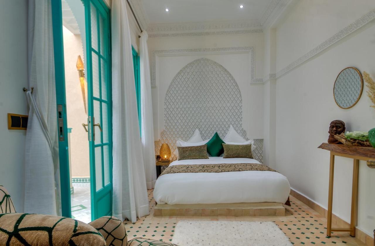 riad paradis blanc Marrakesh Exterior foto